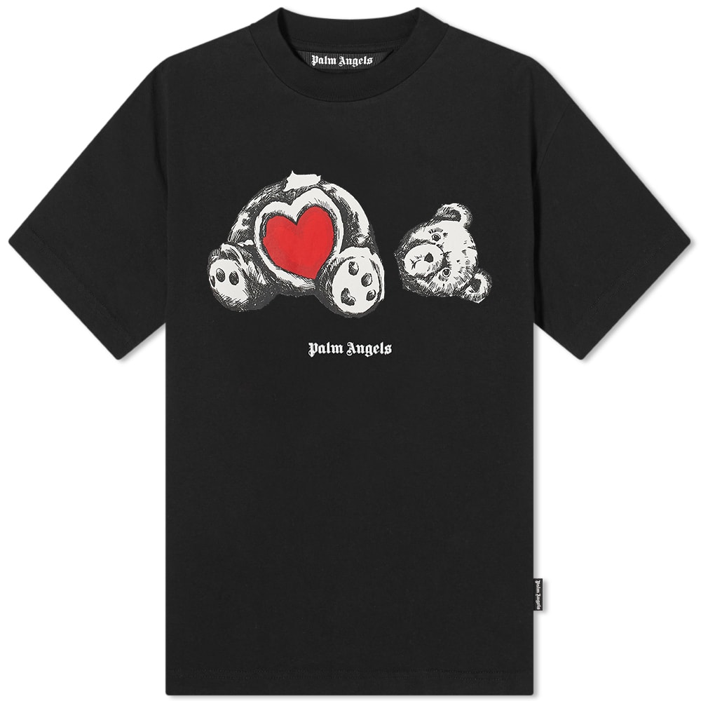 T-shirt Palm Angels Bear In Love Tee Sort | PMAA001S21JER0211001, 0