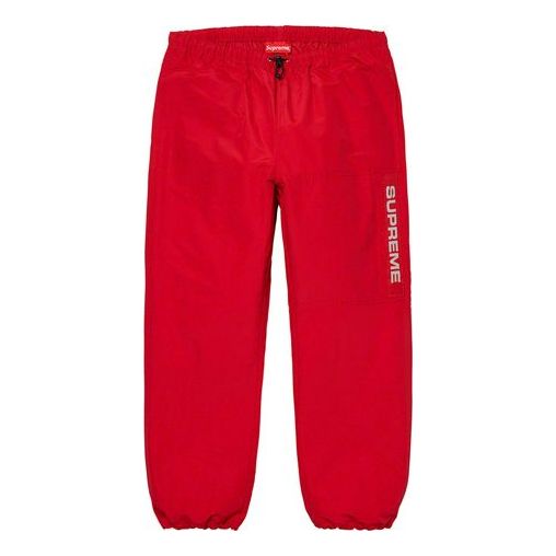 Joggingbukser Supreme Heavy Nylon Casual Pants Rød | SUP-FW19-283, 0