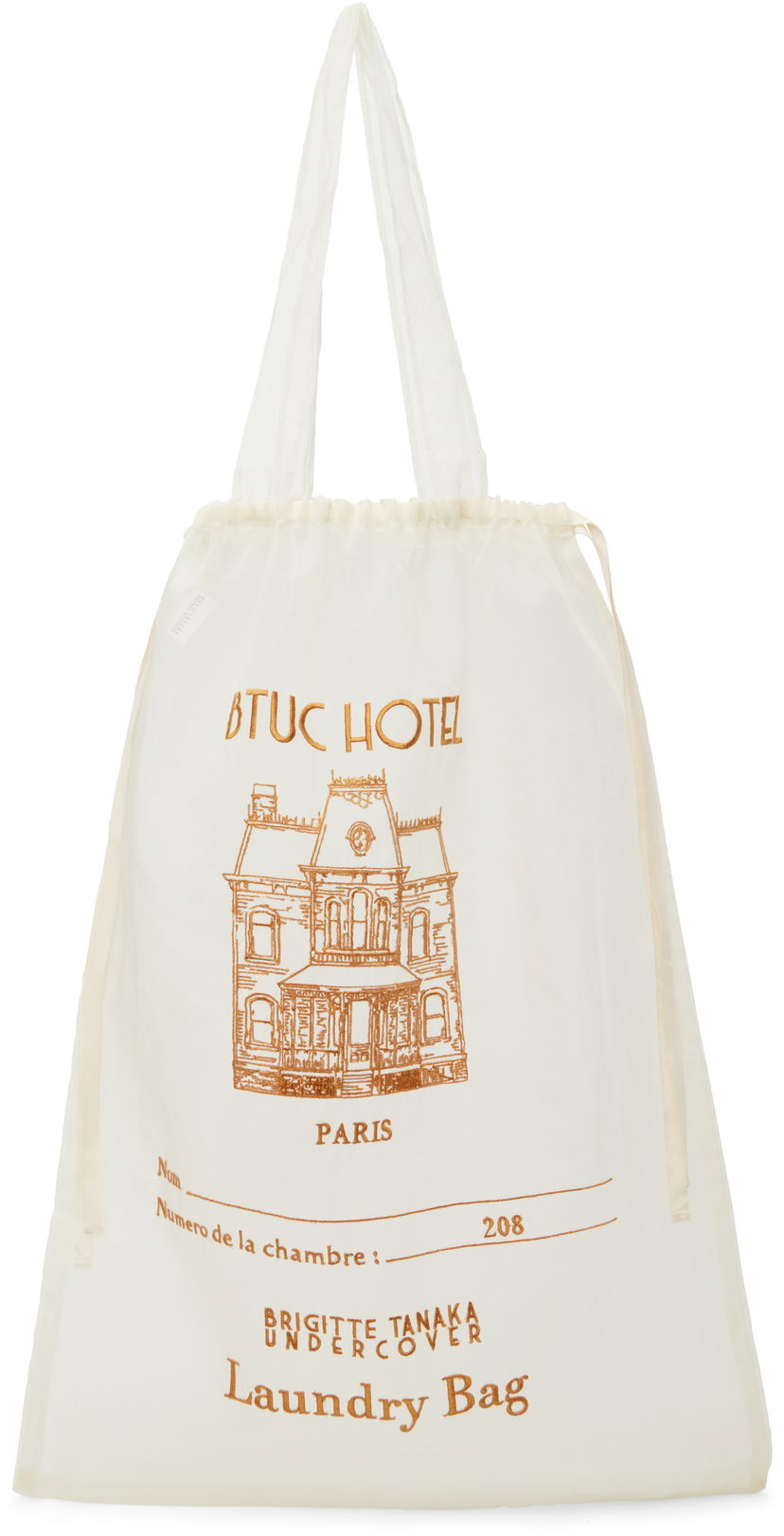 Mulepose UNDERCOVER Brigitte Tanaka Edition Tote Bag Hvid | UC2D1B04
