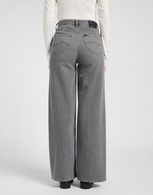 Jeans Lee Stella Wide Leg Jean Grå | 112370892, 0