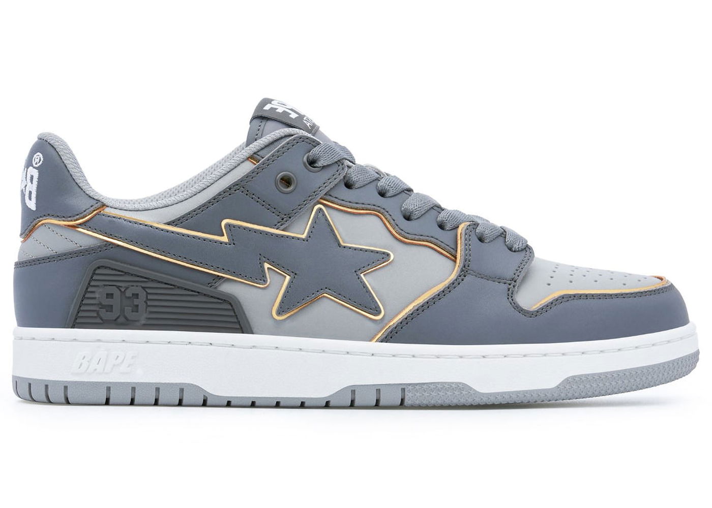 Sneakers og sko BAPE A Bathing Ape SK8 Sta Grå | 1J30-291-025/1J30-191-025, 0