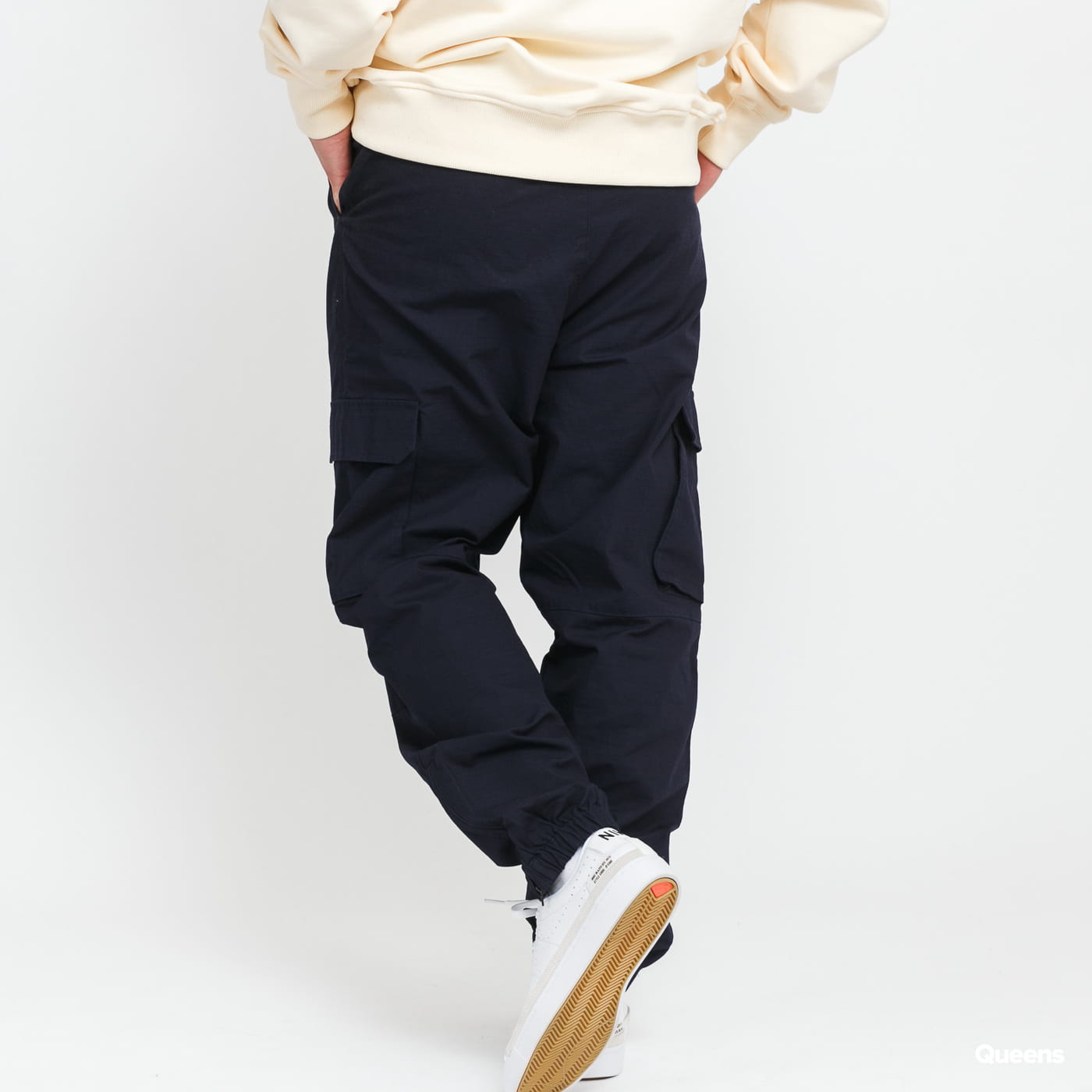 Bukser og jeans DAILY PAPER Mashun Pants Mørkeblå | 2211195, 1