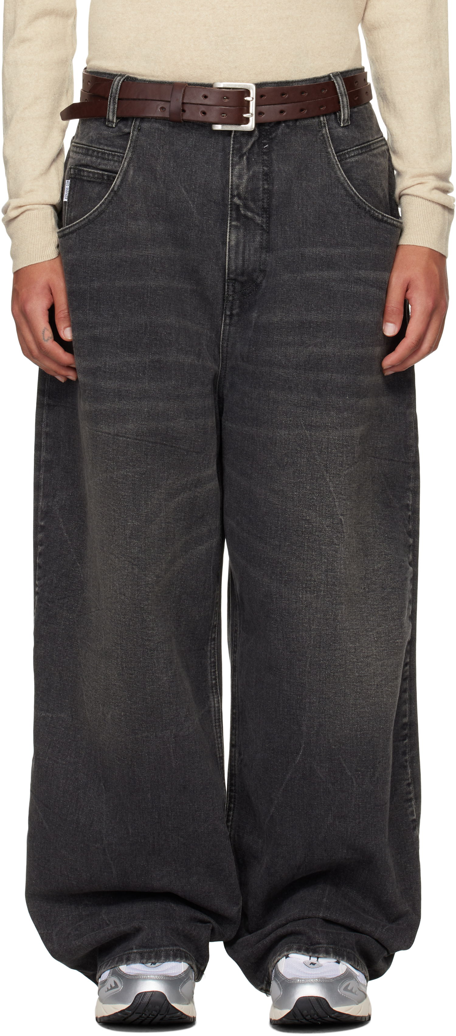 Jeans HED MAYNER Faded Jeans Sort | HMMZ67001T-HZ139B, 0
