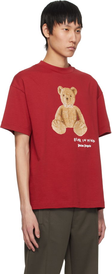 T-shirt Palm Angels Palm Angels 'Bear in Mind' T-Shirt Rød | PMAA001S25JER0052560, 1