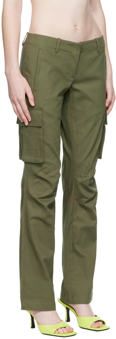 Cargo bukser Miaou Miaou Raven Cargo Trousers Grøn | 1019-CL-MOS-SC, 1
