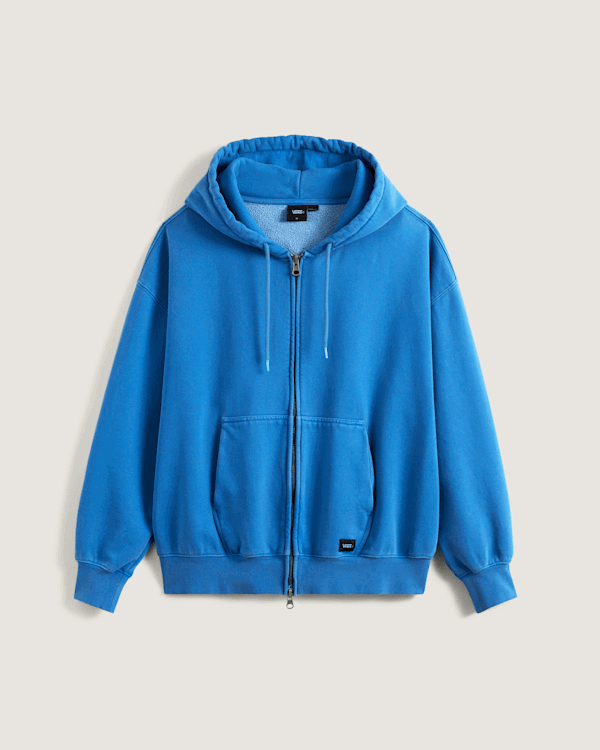 Sweatshirt Vans Premium Zip Hoodie Blå | VN000P987WM