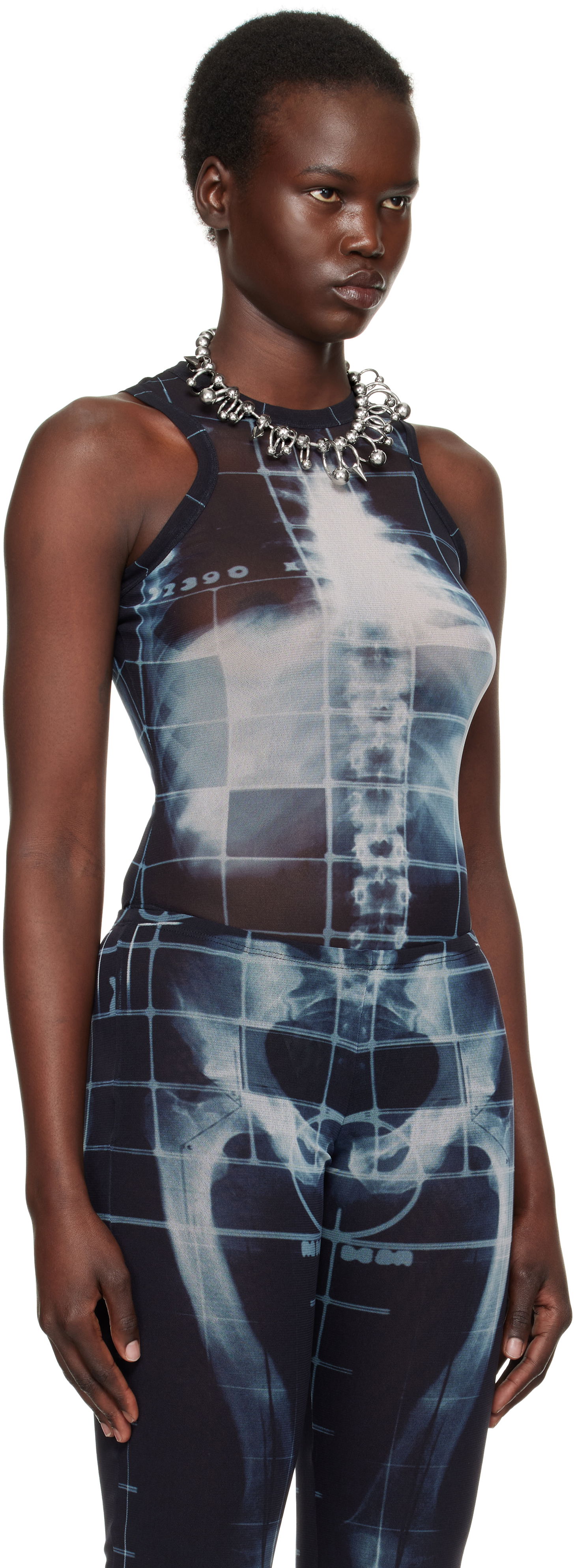Leggings Jean Paul Gaultier Jean Paul Gaultier 'The Squeletor' Bodysuit Sort | 25/33-F-BD058-T580-005956, 1