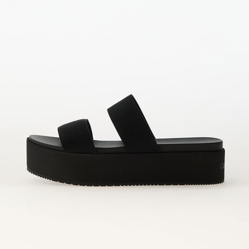 Sneakers og sko CALVIN KLEIN Jeans Flatform Sandal Webb Black Sort | YW0YW01789 0GJ