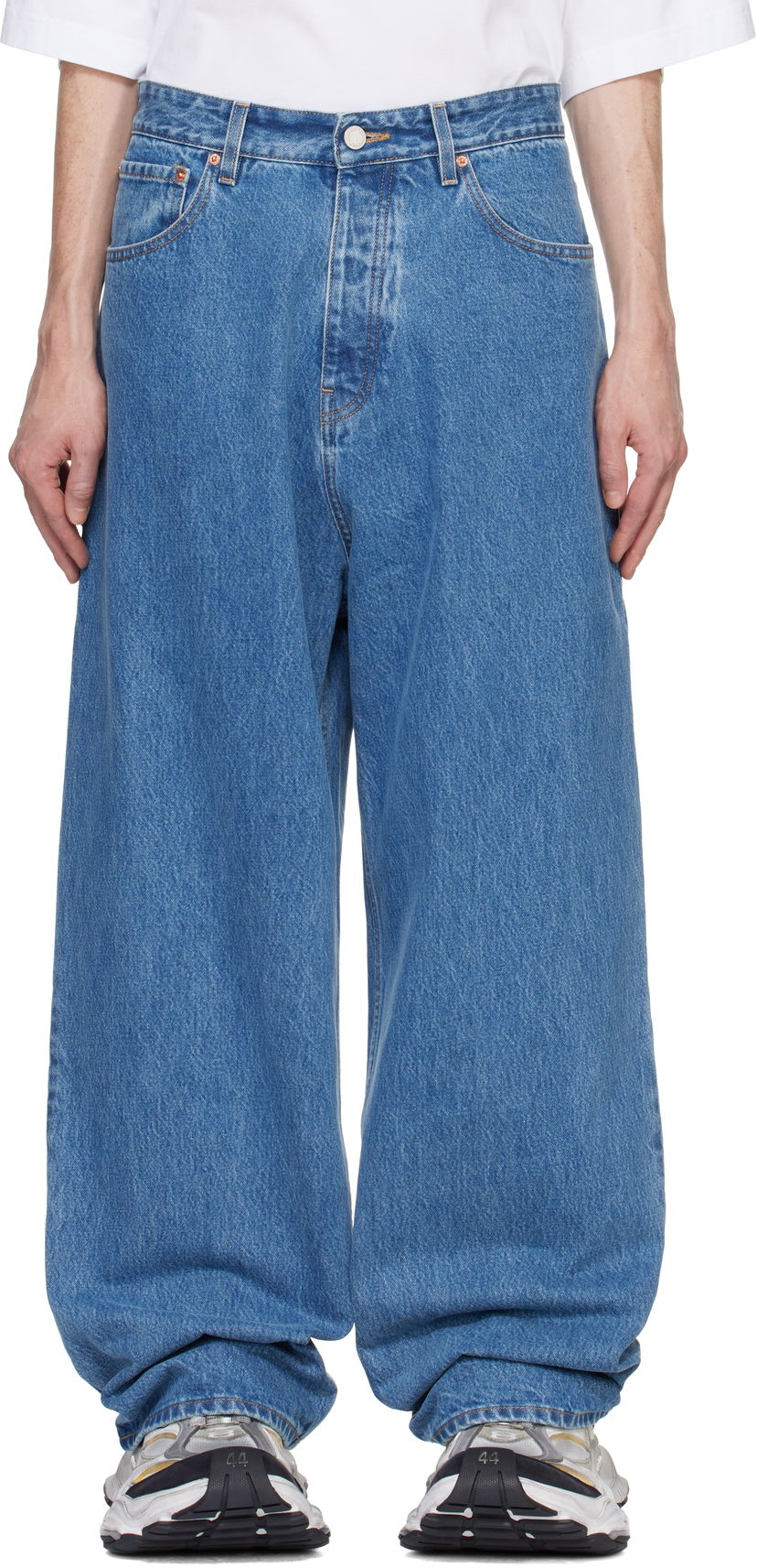 Jeans VETEMENTS Baggy Jeans Blå | UA66PA540N