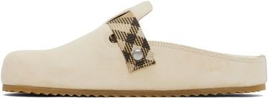 Tøj Burberry Burberry Urchin Suede Mules Beige | 8113303, 2