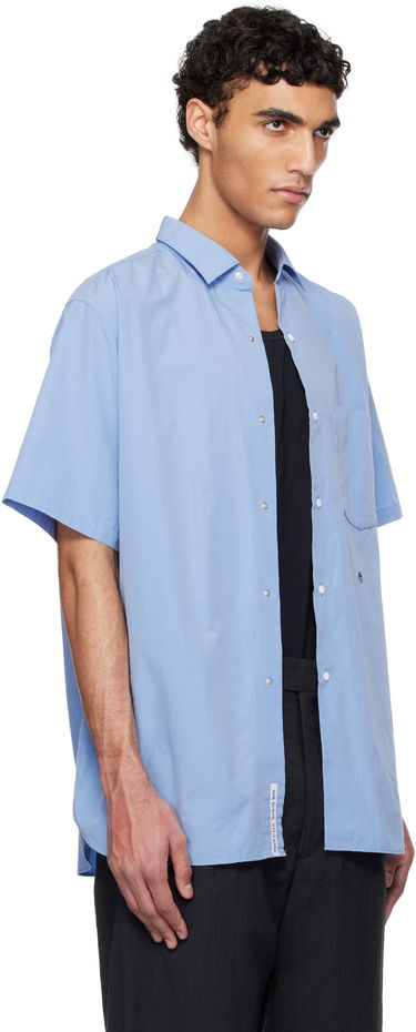 Skjorte NANAMICA Nanamica Regular Collar Wind Short Sleeve Shirt Lyserød | SUGS405U, 4