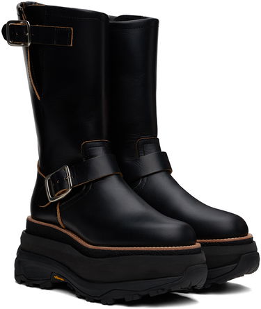 Tøj sacai sacai Engineer Boots Sort | 24-07475, 3