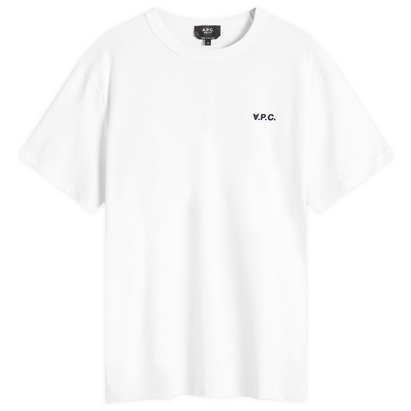 T-shirt A.P.C. Small VPC Logo T-Shirt Hvid | COHBQ-H26391-TAE
