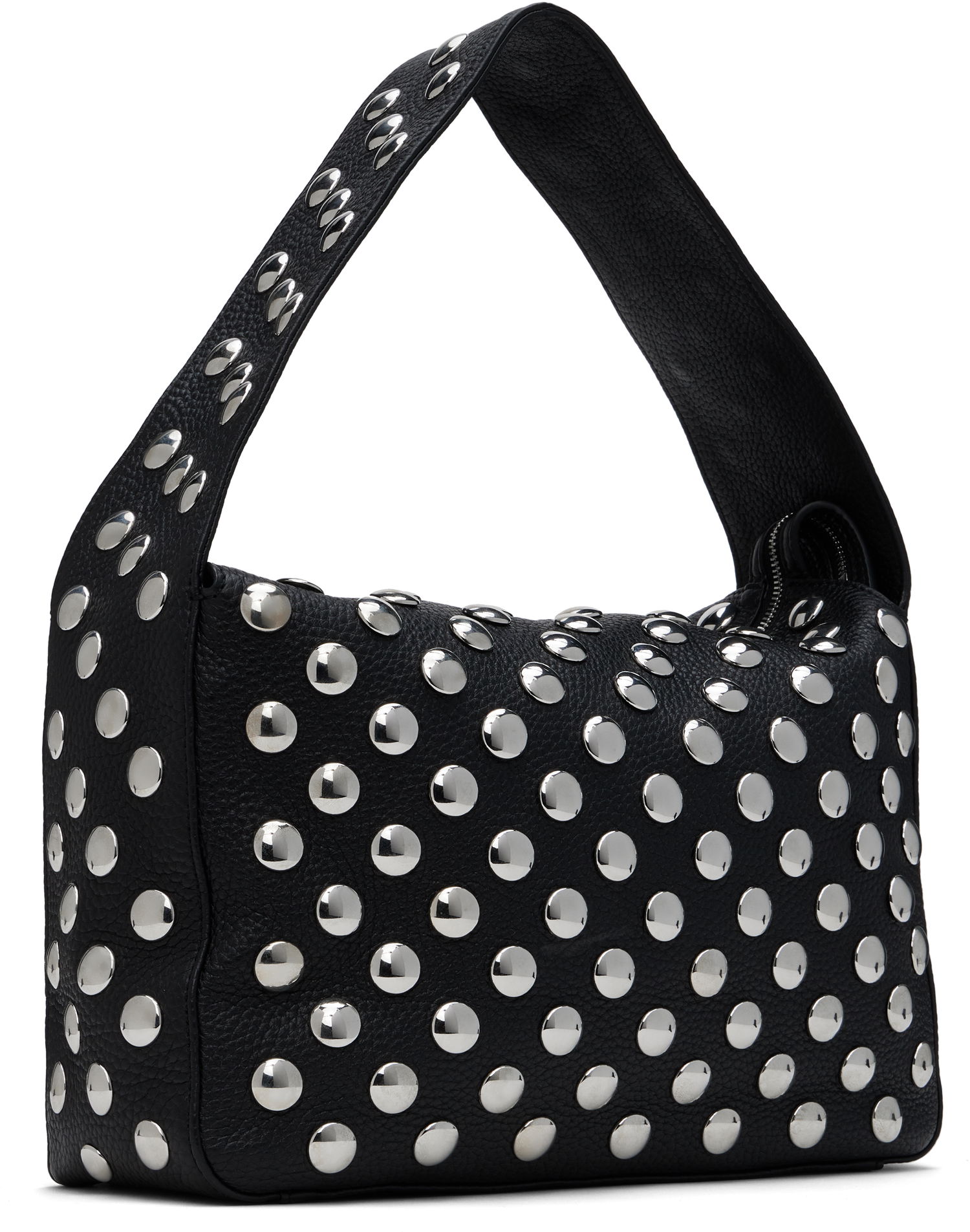 Håndtaske Khaite KHAITE Elena Studded Shoulder Bag Sort | H2025-798, 1