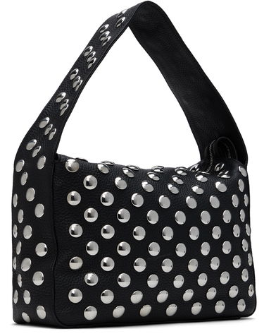 Håndtaske Khaite KHAITE Elena Studded Shoulder Bag Sort | H2025-798, 1