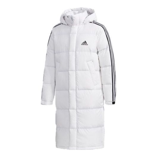 Parka adidas Originals 3st Long Parka Hooded Down Jacket Hvid | EH3991, 0