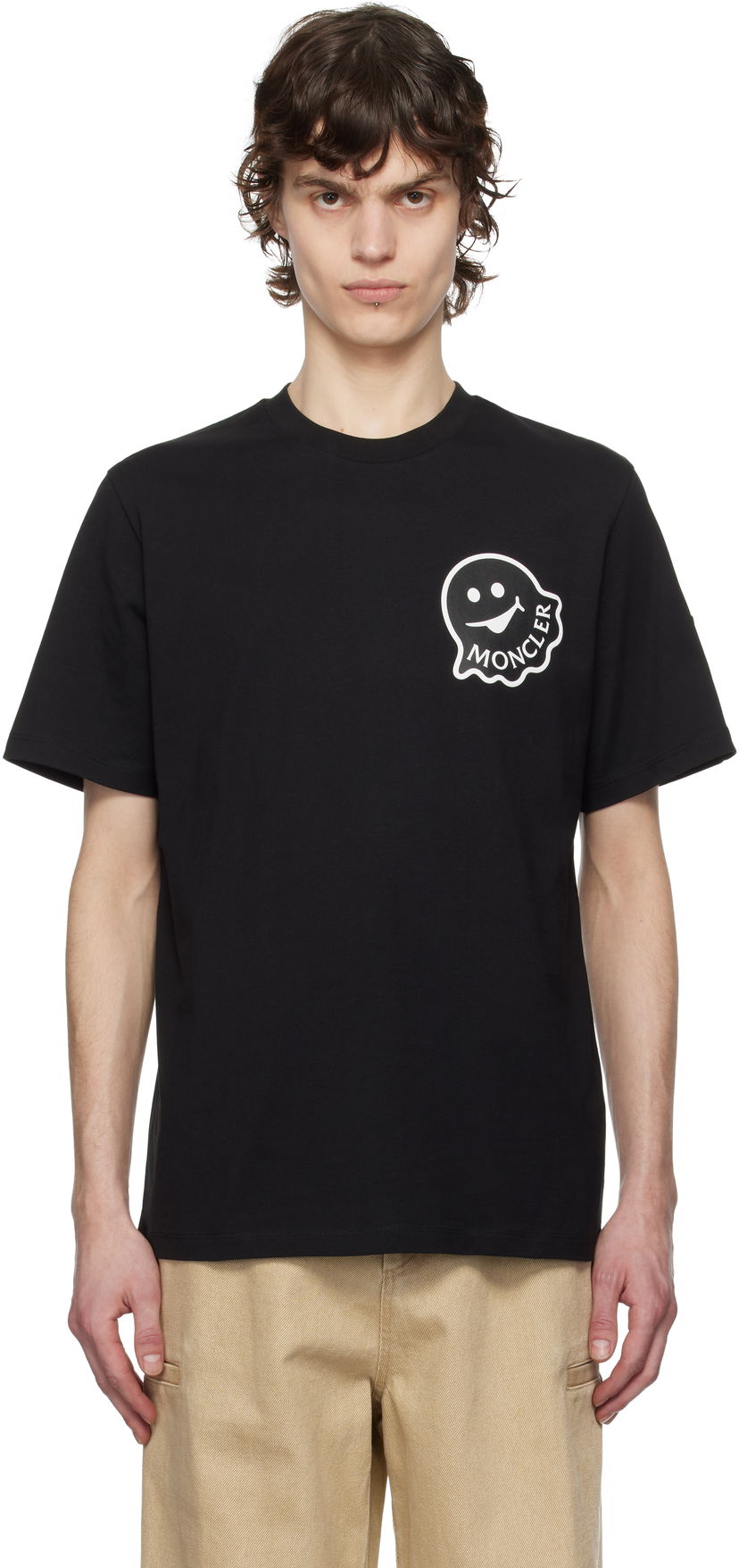 T-shirt Moncler Moncler Creativo Graphic T-Shirt Sort | K10918C0001889AJS