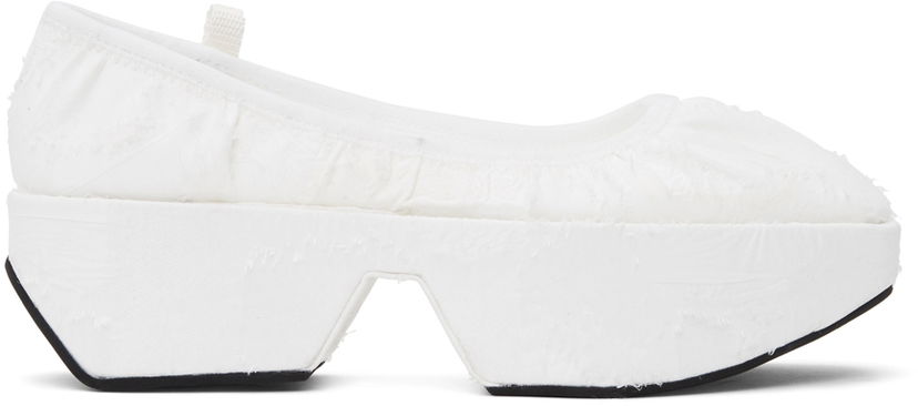 Nederdel Cecilie Bahnsen Cecilie Bahnsen Alexandra Ballet Flats Hvid | 01.22-SH0013