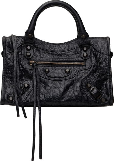 Håndtaske Balenciaga Mini City Bag Sort | 806395 2ABEK, 0