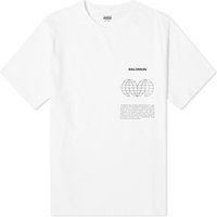 T-shirt Salomon Men's Globe Graphic SS Tee White Hvid | LC2249100, 1