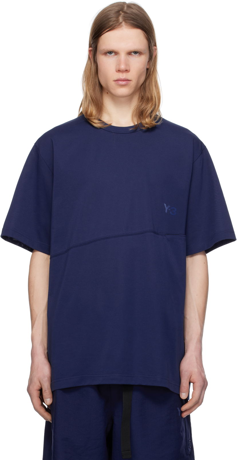 T-shirt Y-3 Y-3 U Vent T-Shirt Mørkeblå | JM3240