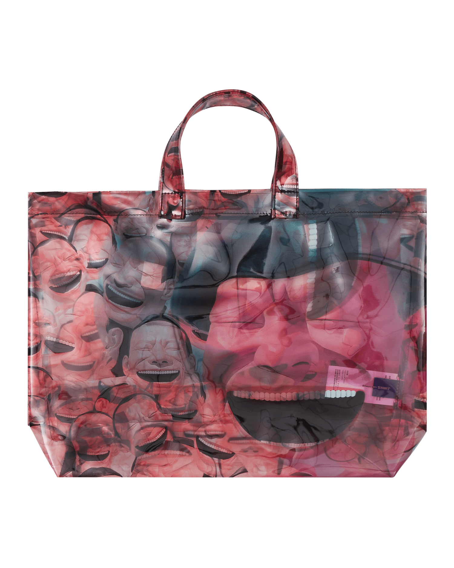 Mulepose Comme des Garçons Yue Minjun Tote Bag Lyserød | FG-K210-SS21 1, 0