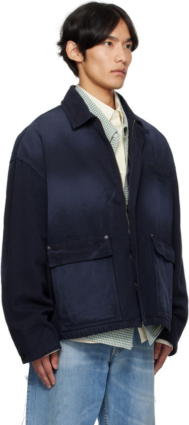 Jakke We11done We11done Classic Workwear Jacket Mørkeblå | WD-DJ2-25-316-M-BL, 1