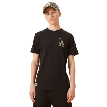 T-shirt New Era LA Dodgers Logo Infill Black T-Shirt Sort | 12893124, 0