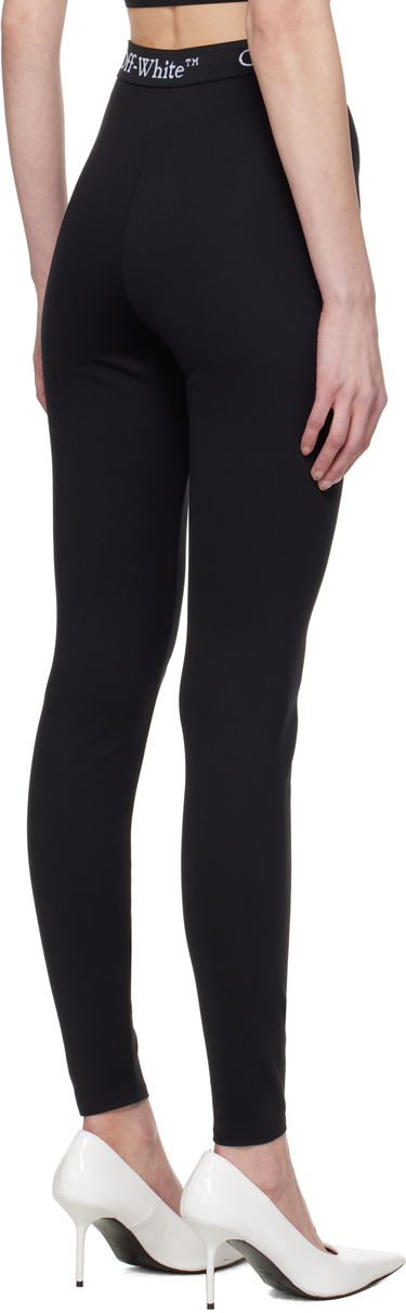 Leggings Off-White Off-White Logo Band Sport Leggings Sort | OWVV003S25JER0011000, 2