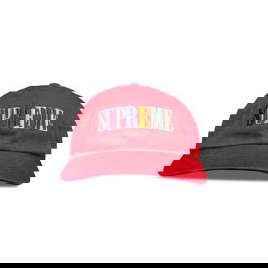 Kasket Supreme Multi Color Logo 6-Panel Rød | FW20H65 RED, 1