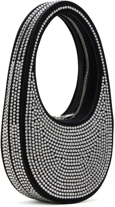 Håndtaske Coperni Crystal Embellished Mini Swipe Bag Sort | COPBA01BIS455, 1