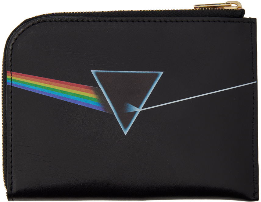 Tegnebog UNDERCOVER UNDERCOVER Pink Floyd Leather Zip Wallet Sort | UC1C4C01-1, 1