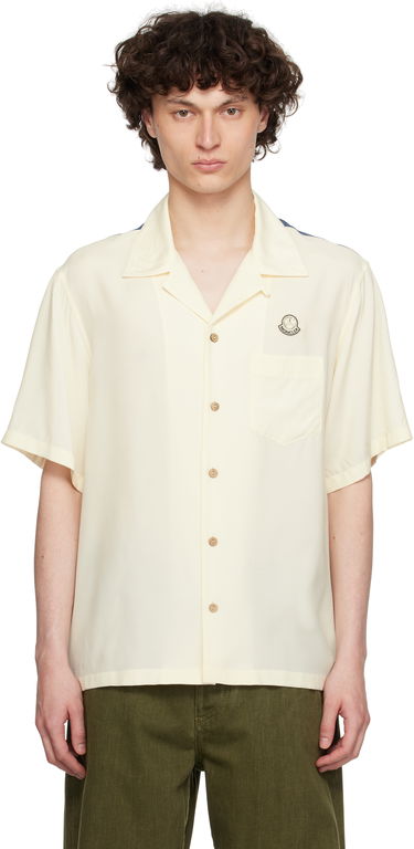 Skjorte Moncler Moncler Genius Mercedes-Benz by NIGO Satin Shirt Gul | K14012F00001M5921, 0