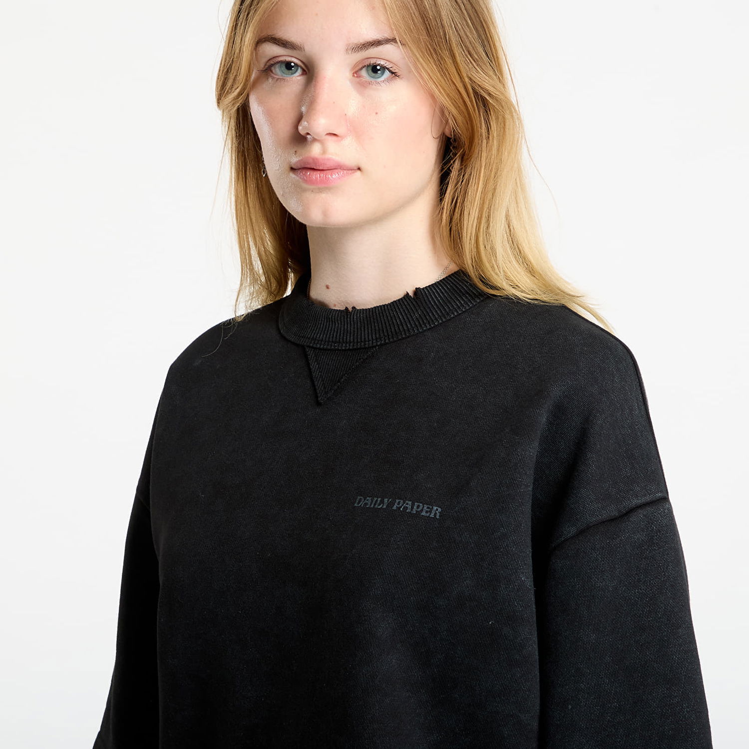 Sweatshirt DAILY PAPER Daily Paper Layered Long Sleeve T-Shirt Sort | 2521066, 1