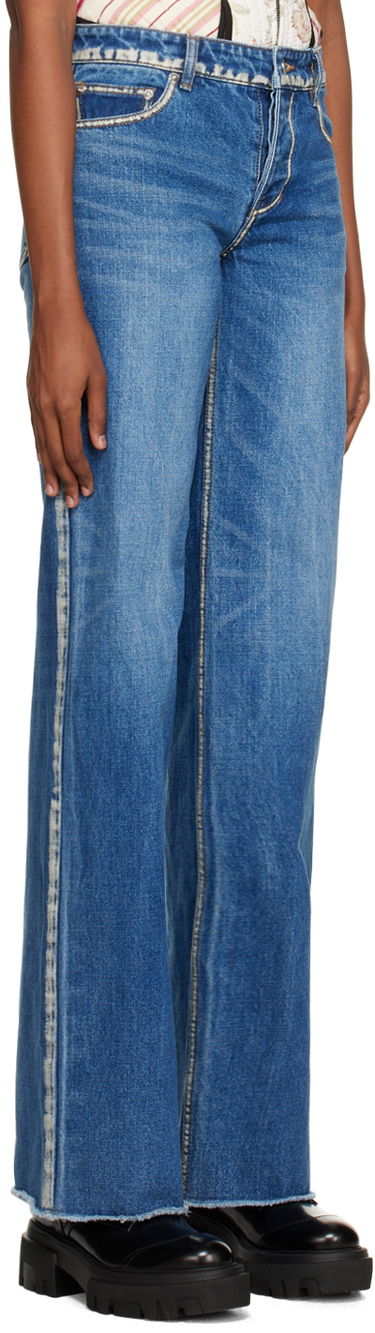 Jeans We11done We11done Worn Jeans Blå | WD-DP3-22-382-W-BL, 1