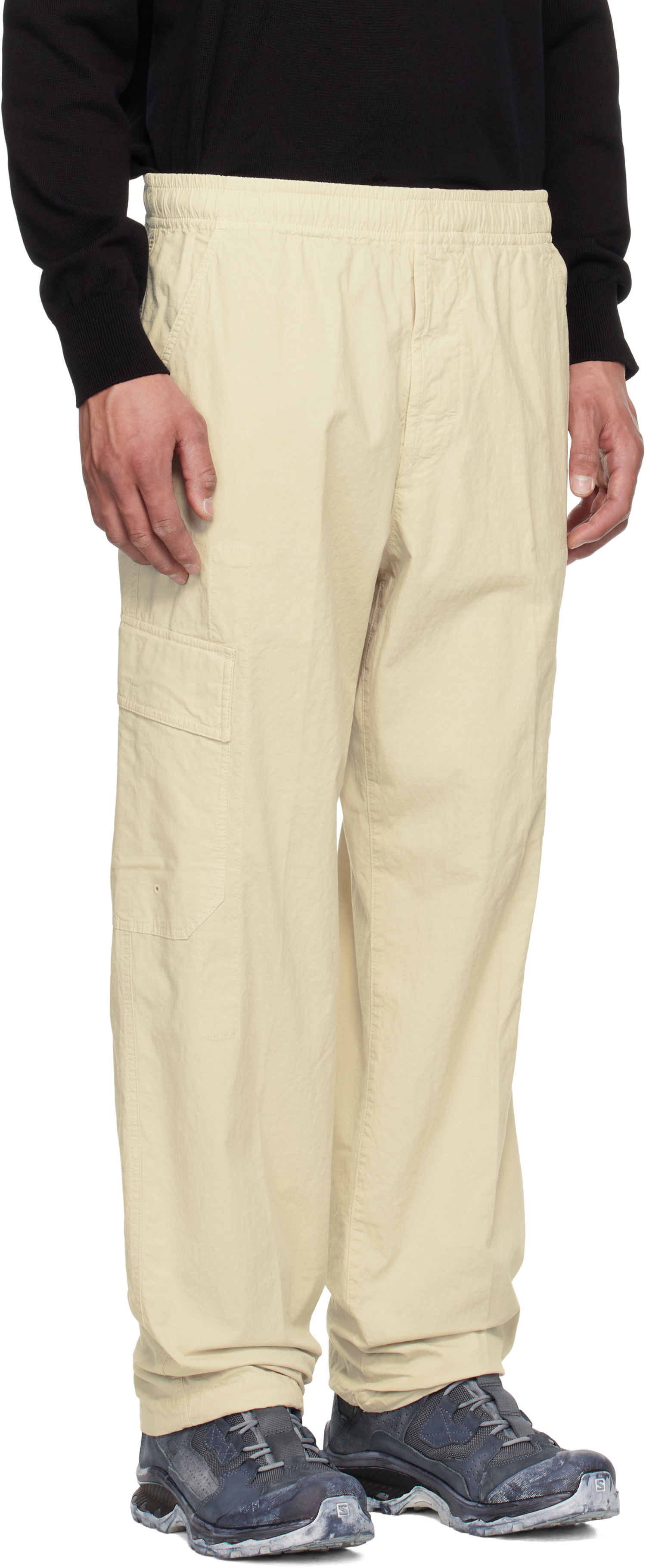 Cargo bukser Stone Island Stone Island Mil-Spec Stretch Ripstop Cargo Pants Beige | K1S15 3100022 S0063, 1