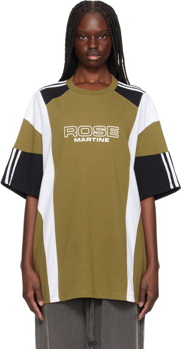 T-shirt Martine Rose Martine Rose Oversized Panelled T-Shirt Grøn | 630JE01411D, 0