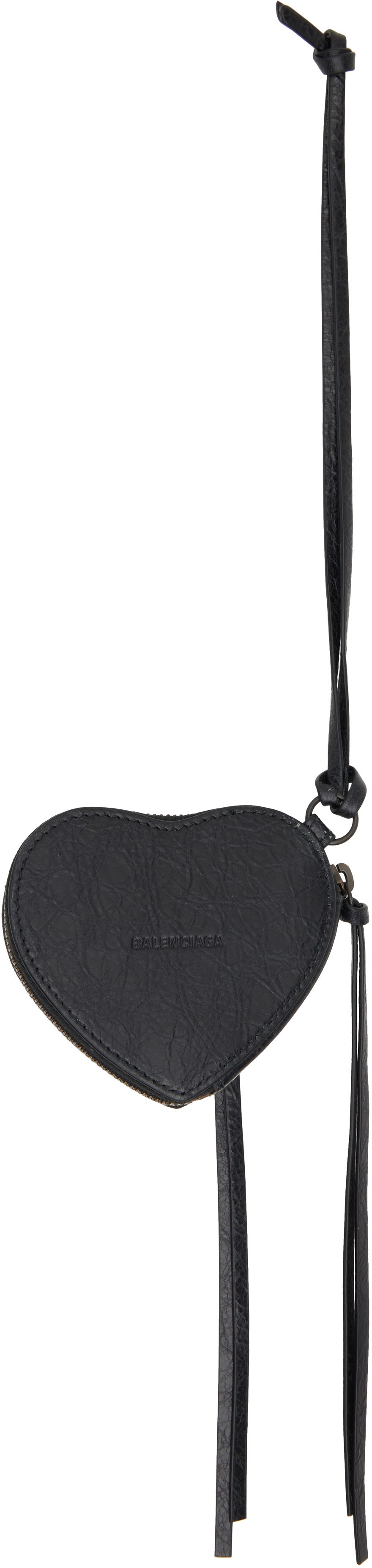 Nøgleringe Balenciaga Balenciaga 'Le City' Heart Box Bag Charm Sort | 819666 2ABEK, 1