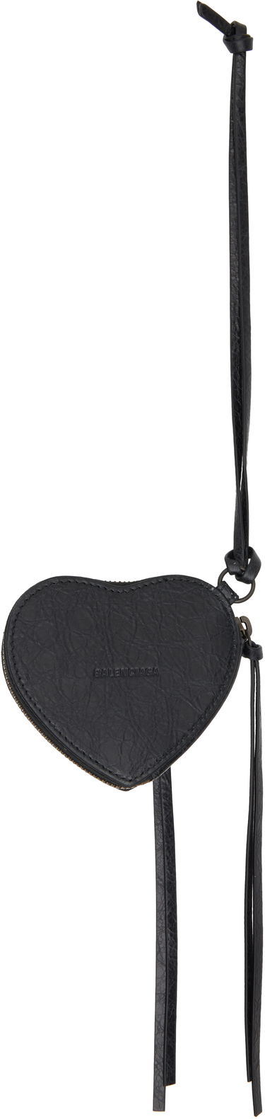 Nøgleringe Balenciaga Balenciaga 'Le City' Heart Box Bag Charm Sort | 819666 2ABEK, 1