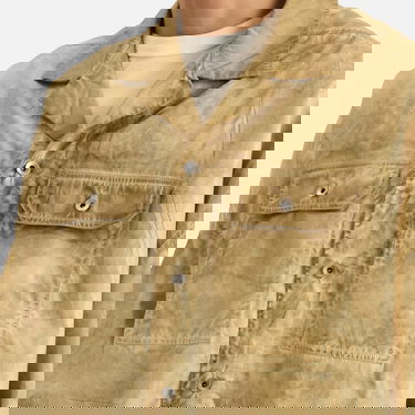 Skjorte Rick Owens DRKSHDW Magnum Tommy Short Sleeve Shirt, Size Small Beige | DU01E3290-PF-81, 5
