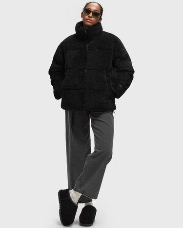 Puffer jakke UGG Emmalyn fluff Puffer Jacket Sort | 1158698-TARR, 1