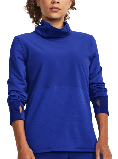 Sweatshirt Under Armour Qualifier Cold Funnel Mørkeblå | 1379344-400