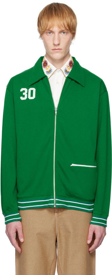 Vindjakke Bode Bode Sophomore Zip-Up Jacket Grøn | MRS25CS034, 0