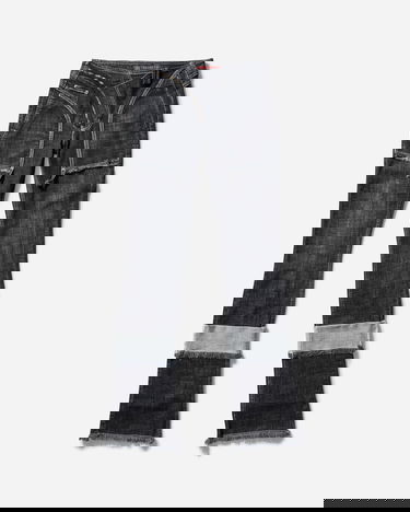 Jeans Ottolinger Open Back Denim Flare Jeans Sort | 11720271701 BLK, 0