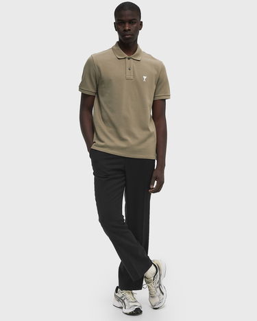 Polo skjorte AMI AMI Paris Classic Ami De Coeur Polo Shirt 3XL Grøn | HPL060.760-375, 1