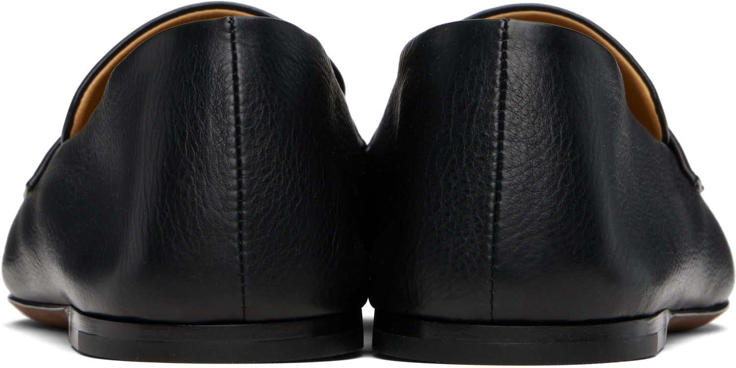 Tøj The Row The Row Square Loafers Sort | F1659-L59, 1