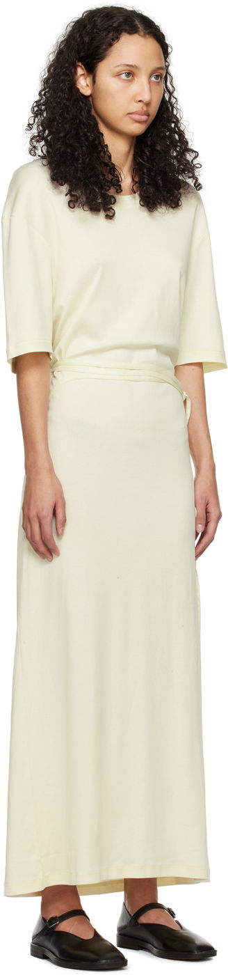 Kjole LEMAIRE Belted Midi Dress Beige | DR1045 LJ1016, 1