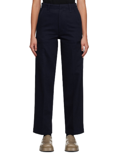 Bukser AMI Wide Leg Trousers Mørkeblå | FTR300.CO0011