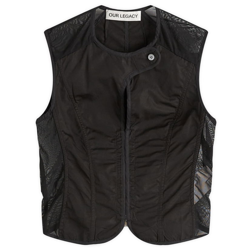 Vest OUR LEGACY Our Legacy All Day Poplin Corset Vest Top, X-Small Sort | W2252CVB