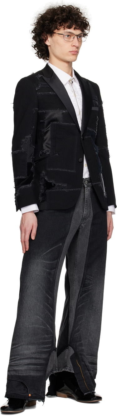 Jeans Junya Watanabe Junya Watanabe Levi's Edition Garment Treated Jeans Sort | WO-P218-051, 3